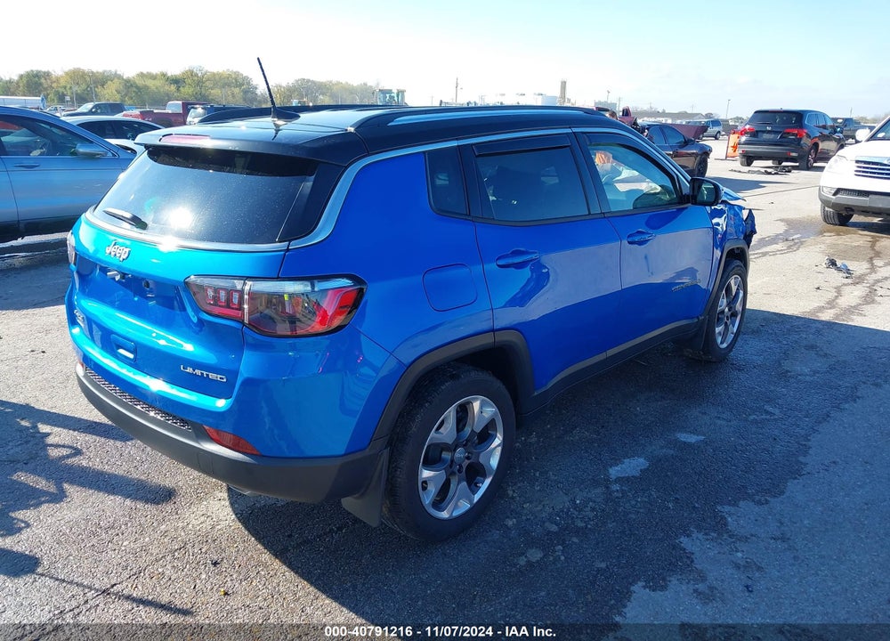 2021 JEEP COMPASS LIMITED 4X4 VIN: 3C4NJDCB7MT500205