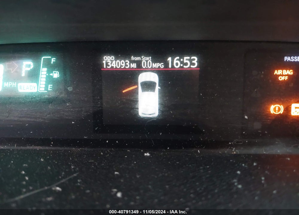 2013 TOYOTA PRIUS C THREE VIN: JTDKDTB35D1034652