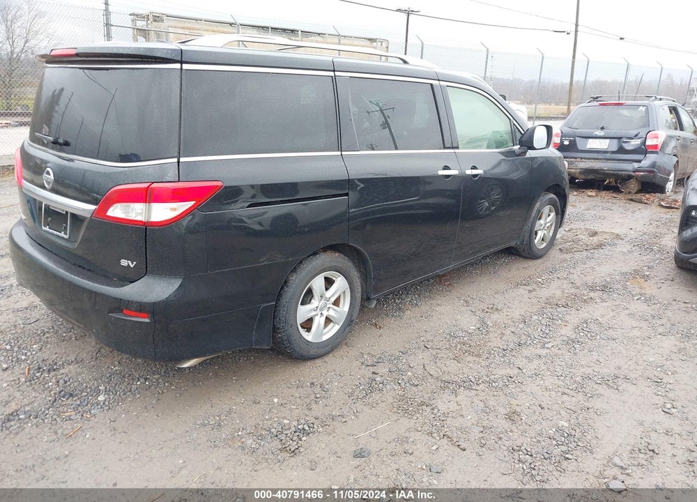 2012 NISSAN QUEST SV VIN: JN8AE2KP7C9048725