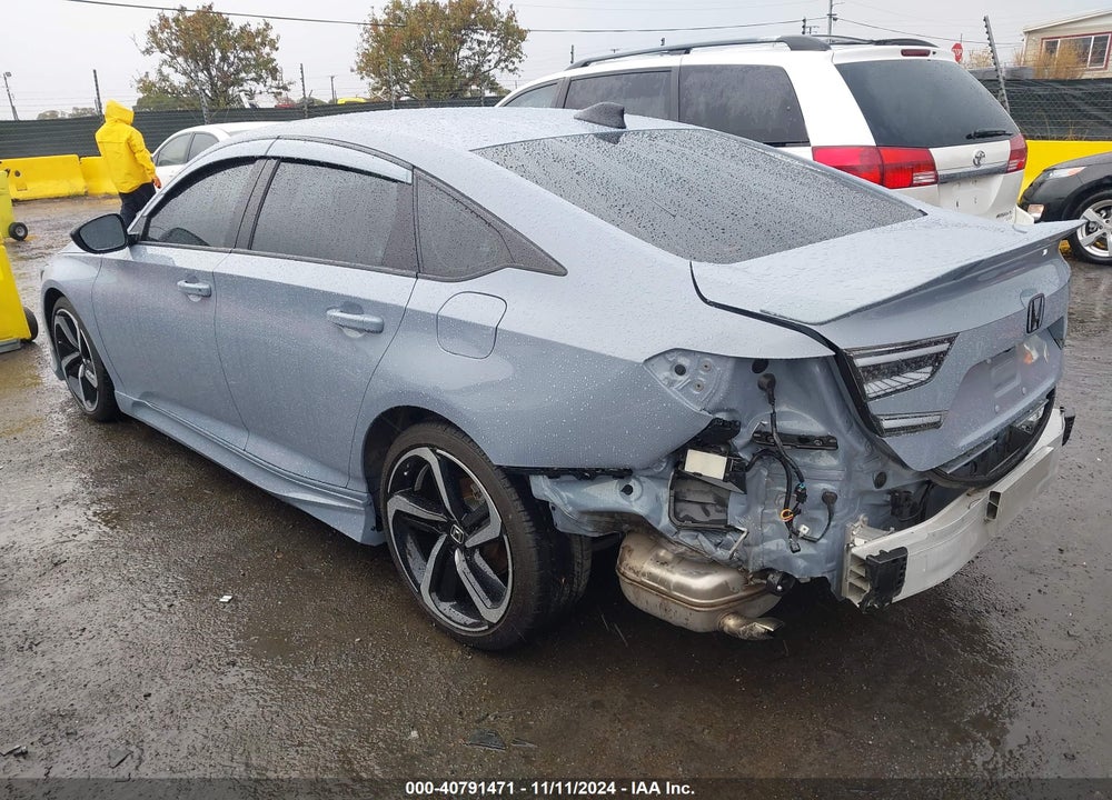 2022 HONDA ACCORD SPORT 2.0T VIN: 1HGCV2F39NA014753