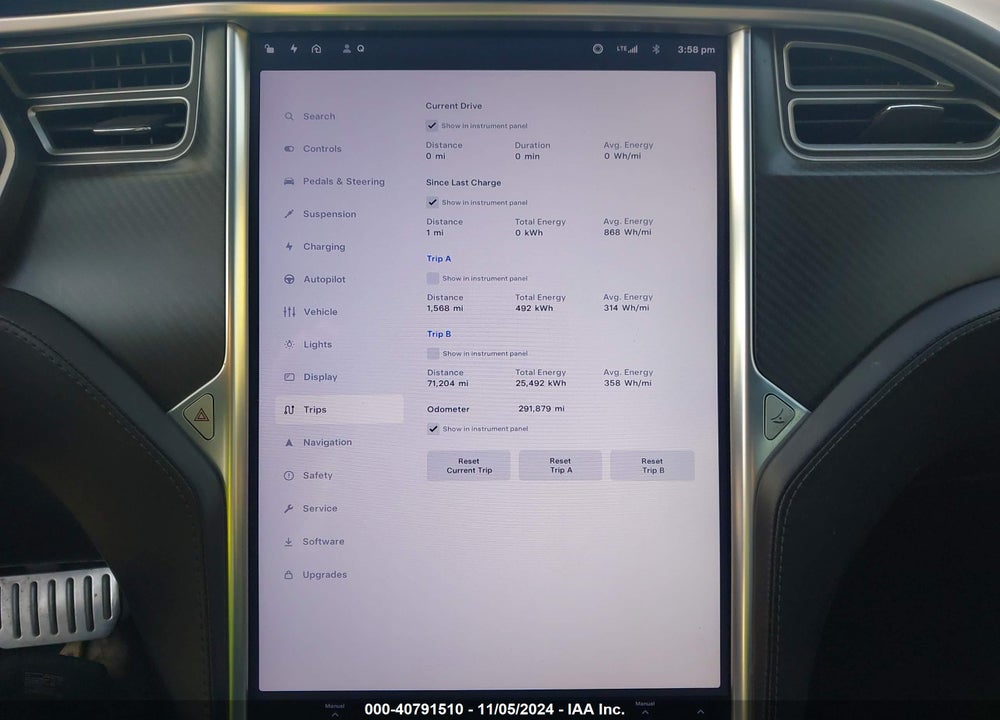 2016 TESLA MODEL S 90D/P100D/P85D/P90D VIN: 5YJSA1E49GF177844