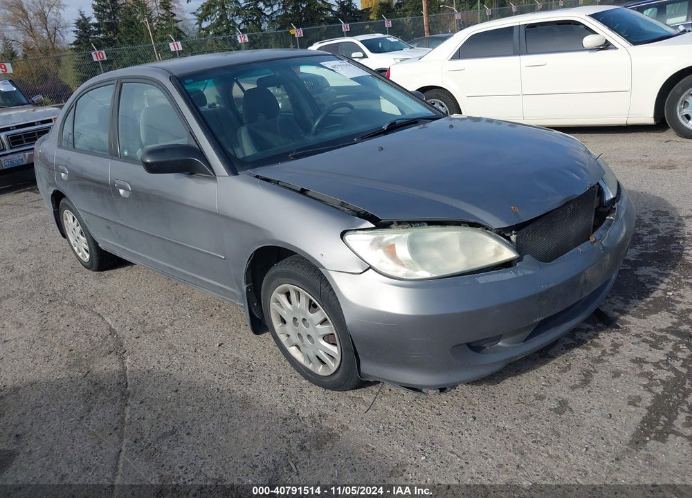 2005 HONDA CIVIC LX VIN: 2HGES166X5H533513