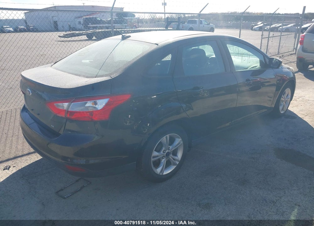 2014 FORD FOCUS SE VIN: 1FADP3F25EL370119