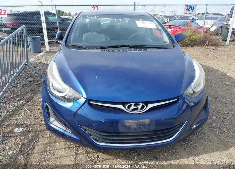 2016 HYUNDAI ELANTRA SE VIN: 5NPDH4AE8GH687057
