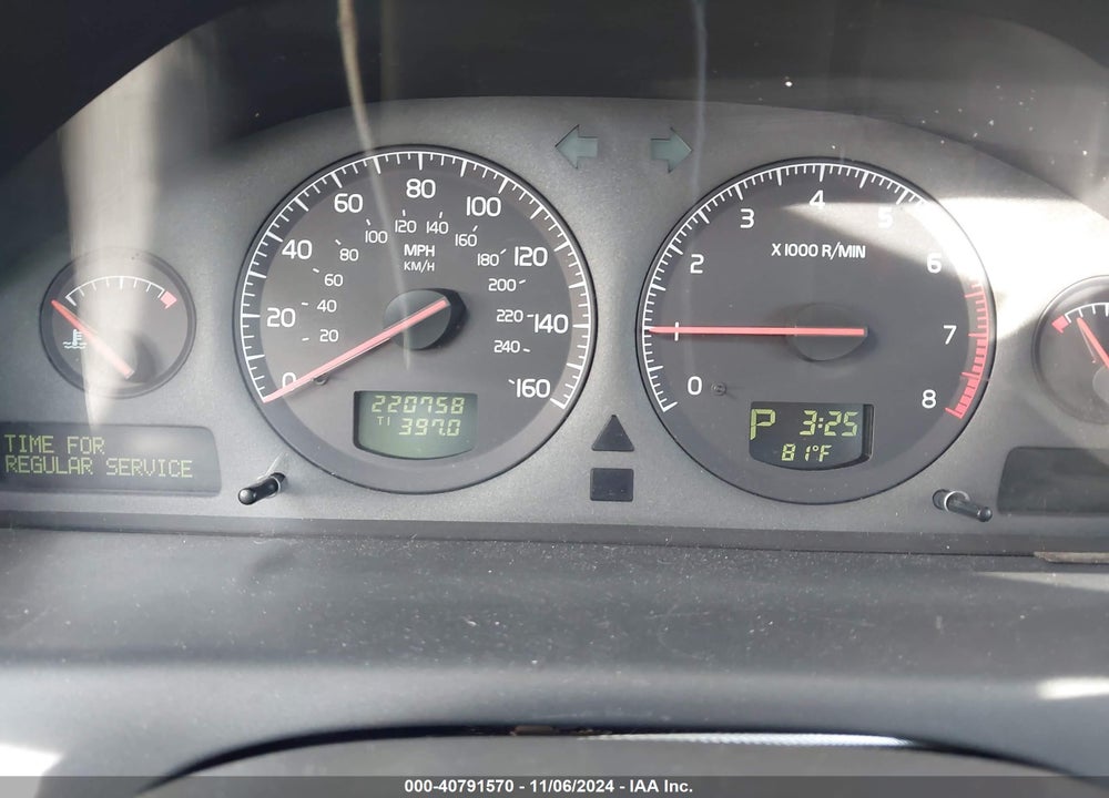 2002 VOLVO V70 XC VIN: YV1SZ58D921060207