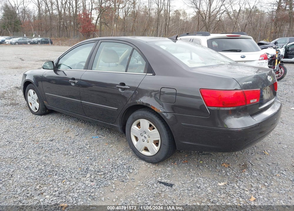 2009 HYUNDAI SONATA GLS VIN: 5NPET46C19H477834