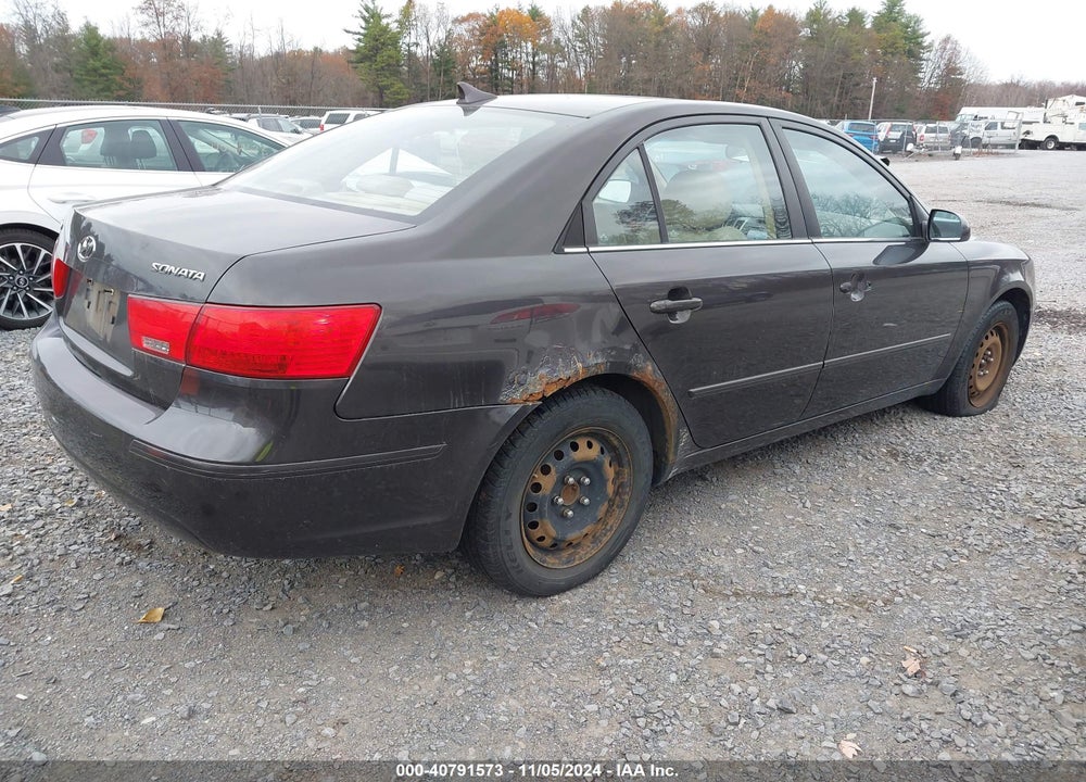 2009 HYUNDAI SONATA GLS VIN: 5NPET46C19H477834