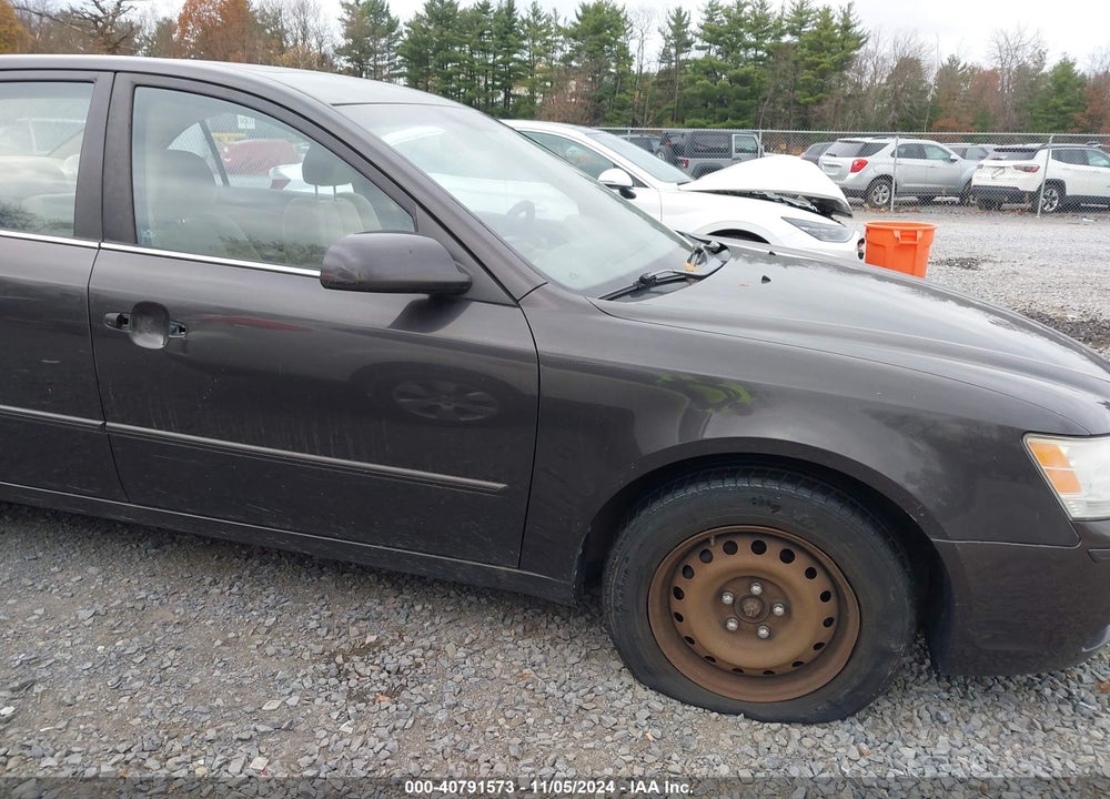 2009 HYUNDAI SONATA GLS VIN: 5NPET46C19H477834