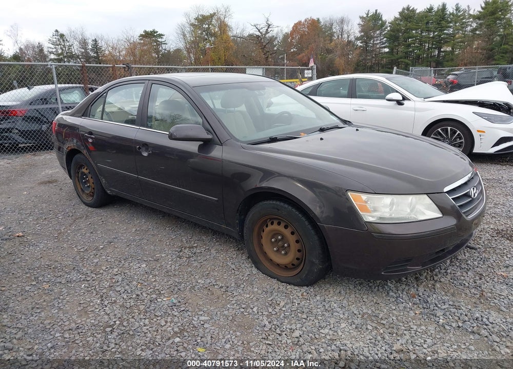 2009 HYUNDAI SONATA GLS VIN: 5NPET46C19H477834