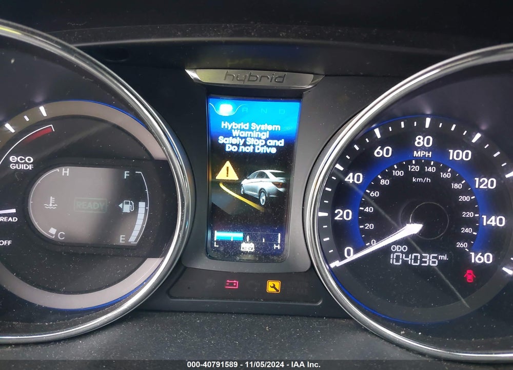 2015 HYUNDAI SONATA HYBRID LIMITED VIN: KMHEC4A42FA125666
