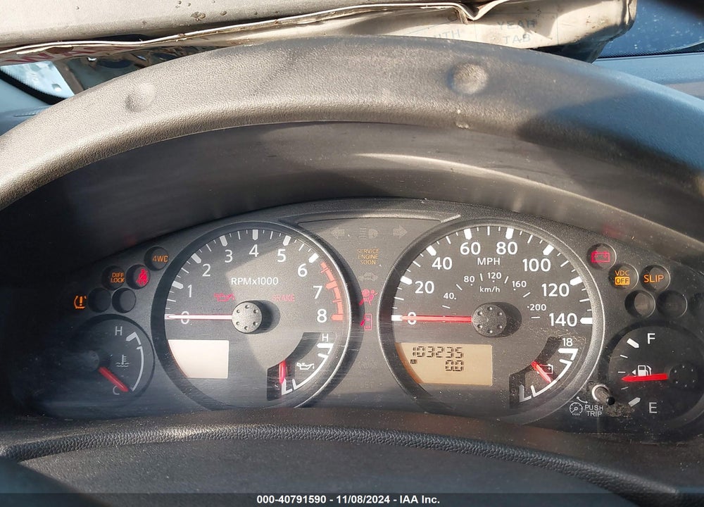 2008 NISSAN XTERRA OFF ROAD VIN: 5N1AN08W48C526894