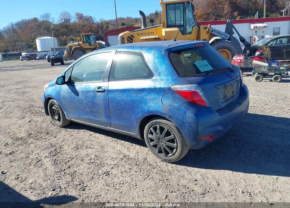 2012 TOYOTA YARIS LE VIN: JTDJTUD37CD518112