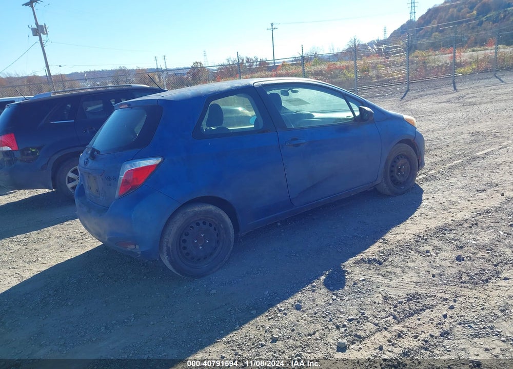 2012 TOYOTA YARIS LE VIN: JTDJTUD37CD518112