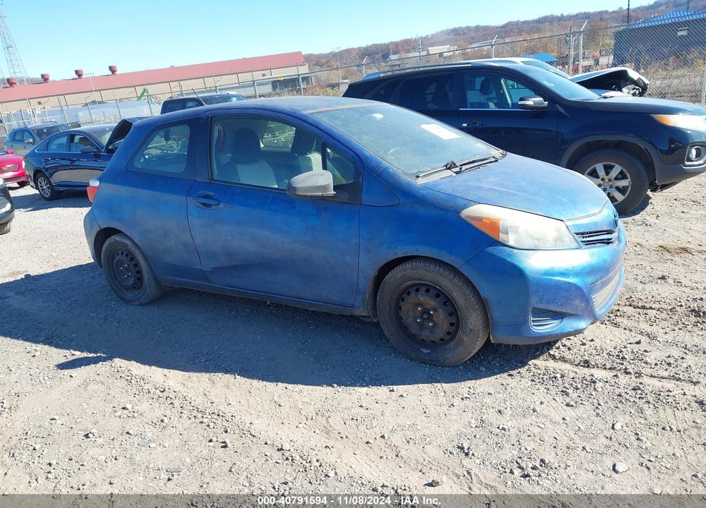 2012 TOYOTA YARIS LE VIN: JTDJTUD37CD518112