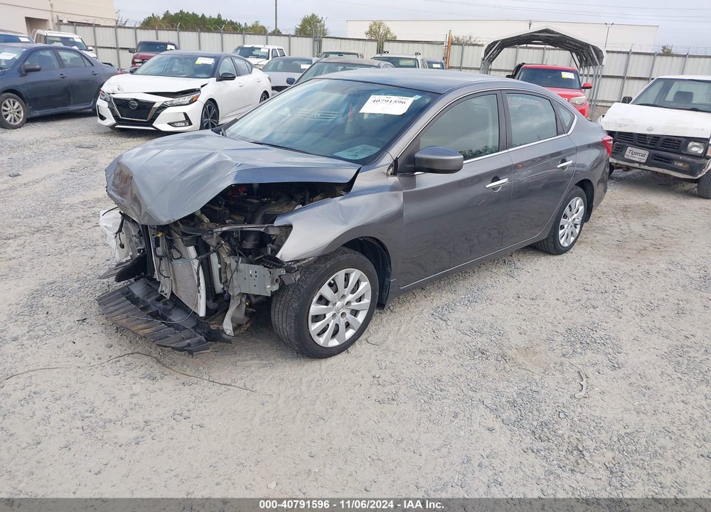 2019 NISSAN SENTRA S VIN: 3N1AB7AP1KY384594