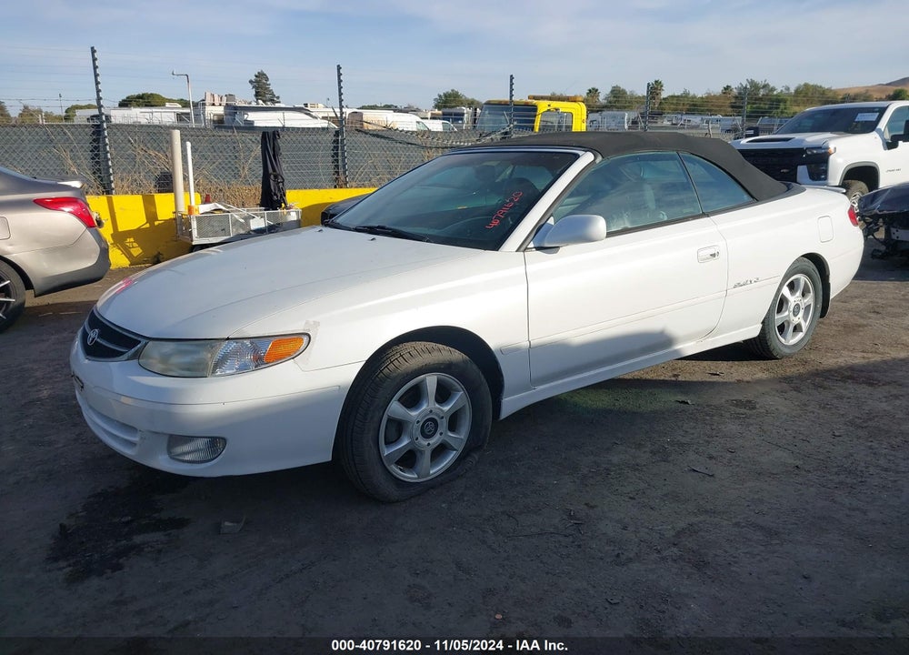 2000 TOYOTA CAMRY SOLARA SLE V6 VIN: 2T1FF28P9YC418158