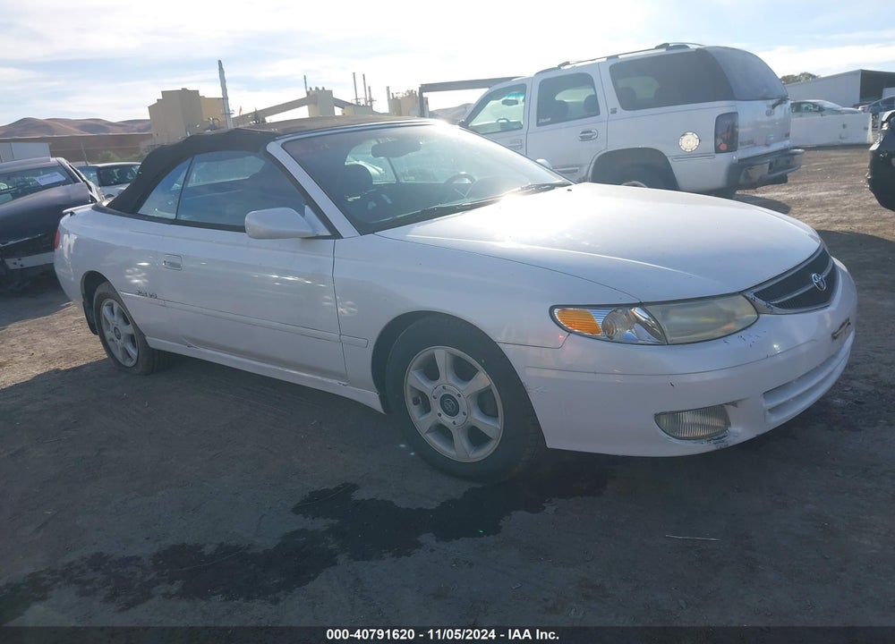 2000 TOYOTA CAMRY SOLARA SLE V6 VIN: 2T1FF28P9YC418158