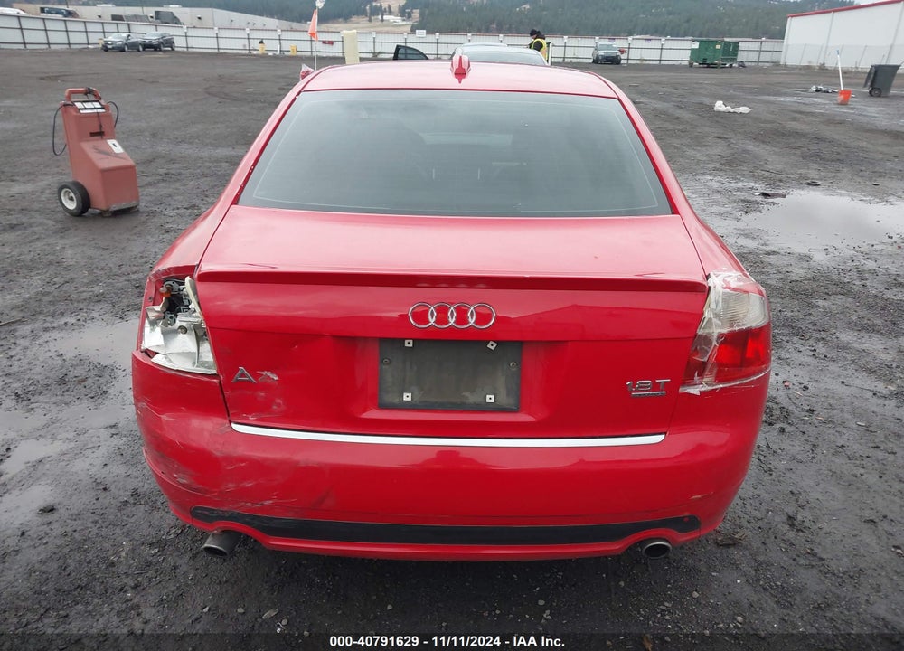 2004 AUDI A4 1.8T VIN: WAULC68E64A244434