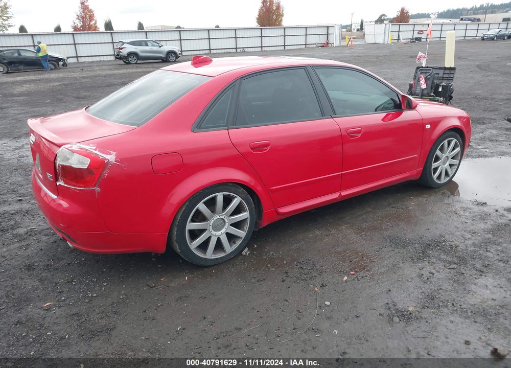 2004 AUDI A4 1.8T VIN: WAULC68E64A244434