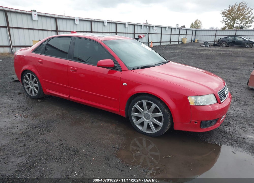 2004 AUDI A4 1.8T VIN: WAULC68E64A244434