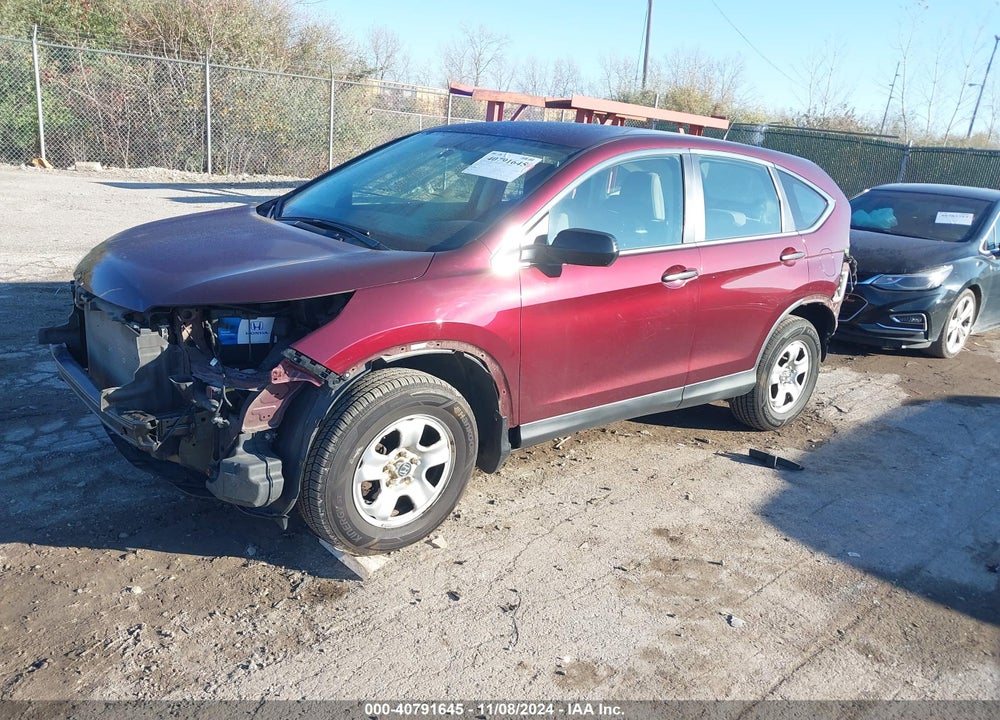 2014 HONDA CR-V LX VIN: 5J6RM4H37EL023566
