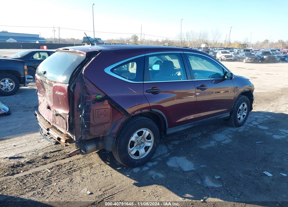 2014 HONDA CR-V LX VIN: 5J6RM4H37EL023566