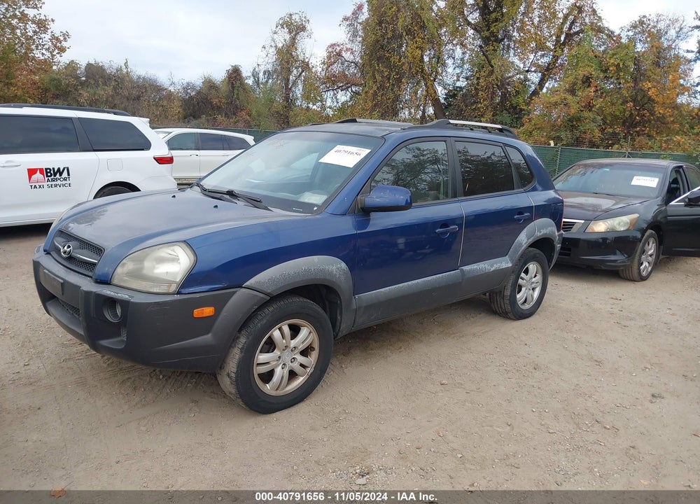 2008 HYUNDAI TUCSON LIMITED V6/SE VIN: KM8JN72D78U755791
