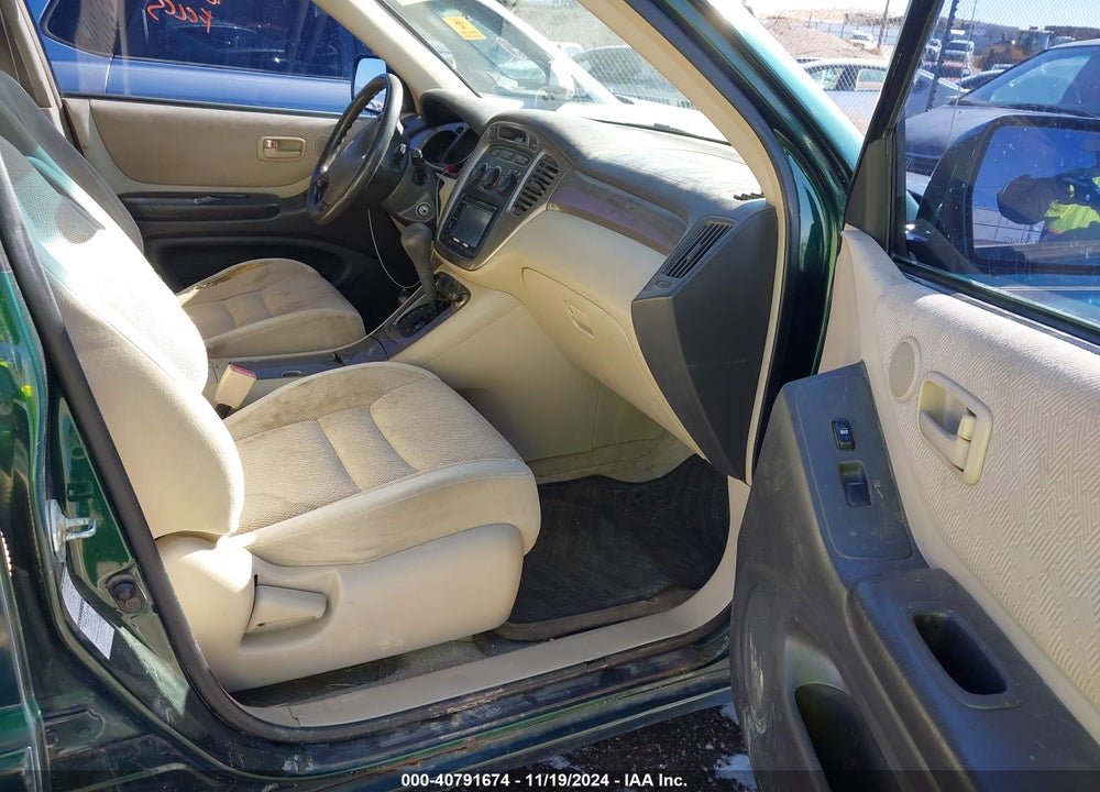 2002 TOYOTA HIGHLANDER V6 VIN: JTEHF21A520060018