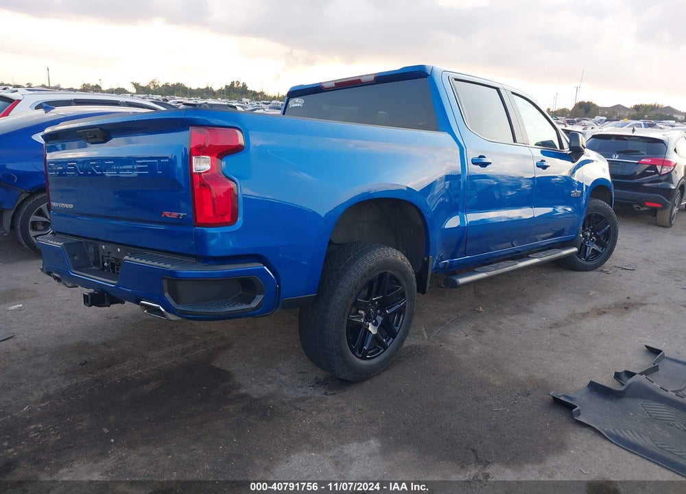 2022 CHEVROLET SILVERADO 1500 4WD SHORT BED RST VIN: 1GCUDEEDXNZ616709