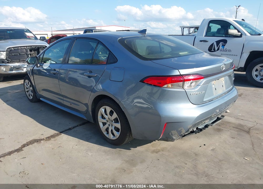 2021 TOYOTA COROLLA LE VIN: JTDEPMAE8MJ166480