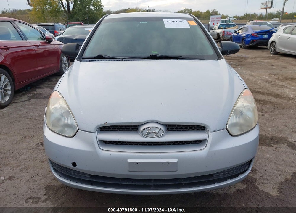 2007 HYUNDAI ACCENT GS VIN: KMHCM36C37U002103
