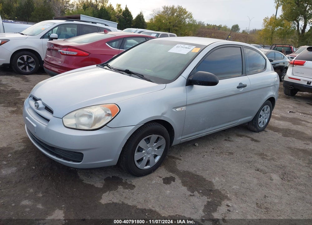2007 HYUNDAI ACCENT GS VIN: KMHCM36C37U002103