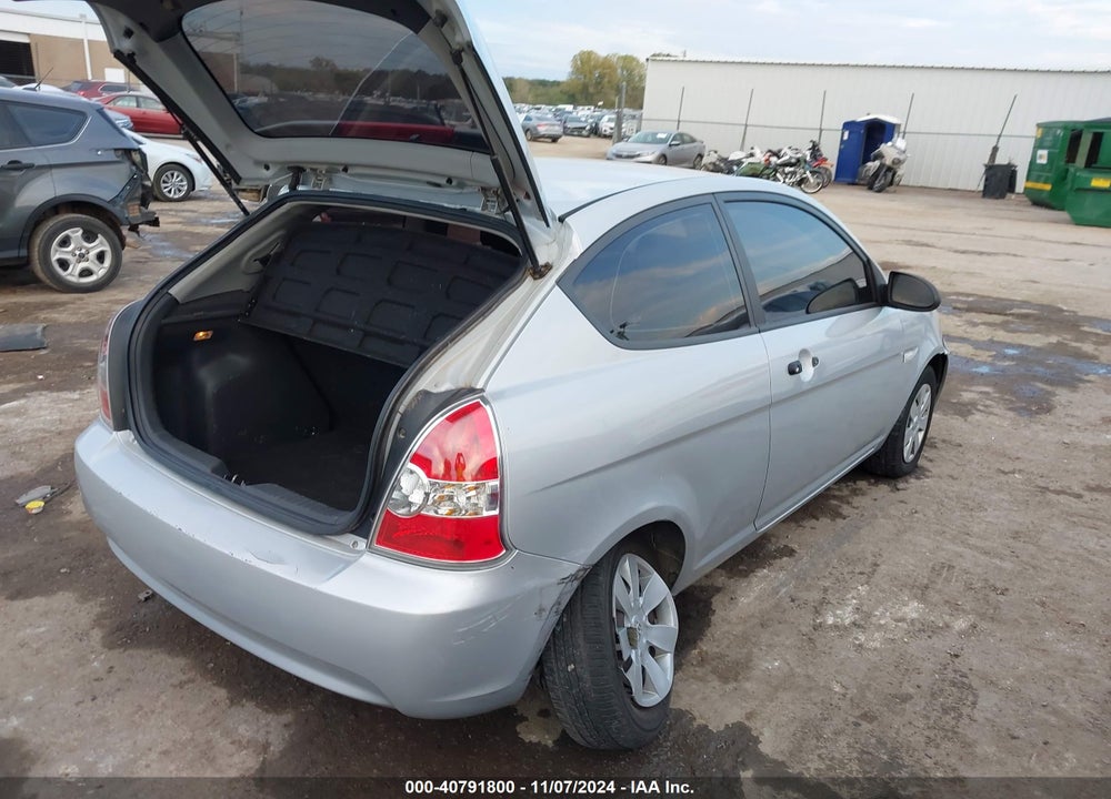 2007 HYUNDAI ACCENT GS VIN: KMHCM36C37U002103