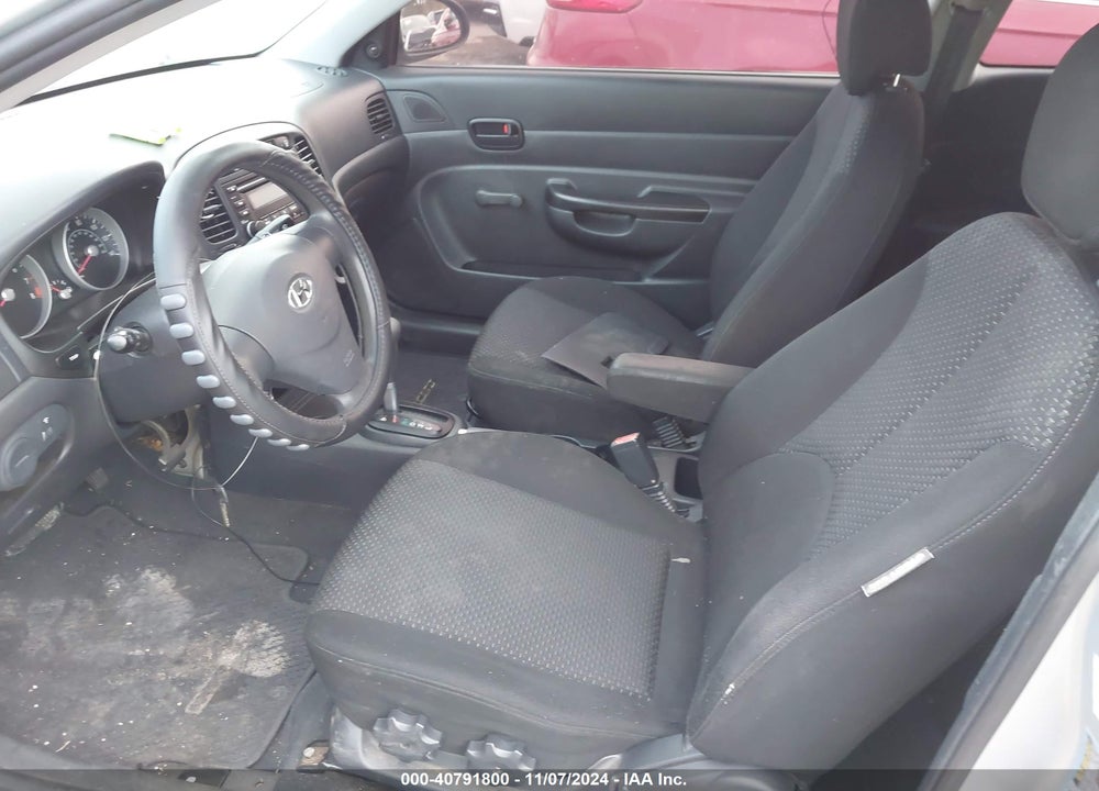 2007 HYUNDAI ACCENT GS VIN: KMHCM36C37U002103