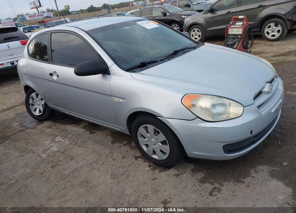 2007 HYUNDAI ACCENT GS VIN: KMHCM36C37U002103