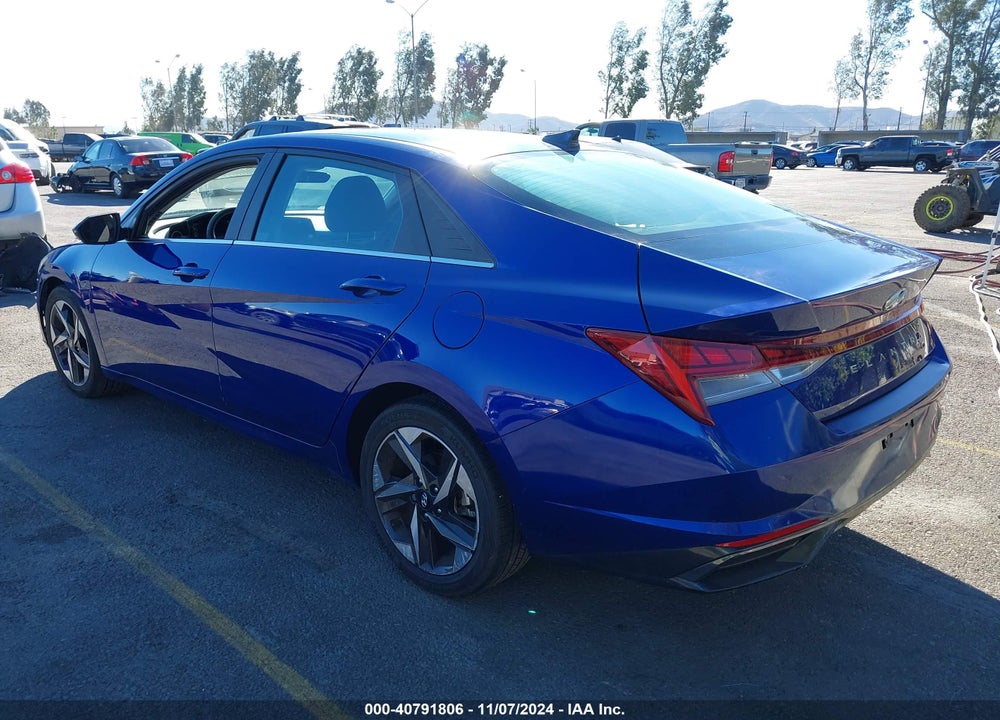 2021 HYUNDAI ELANTRA SEL VIN: KMHLN4AG6MU091156