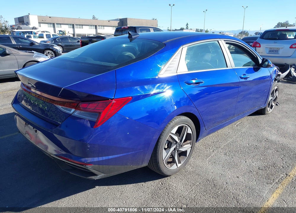 2021 HYUNDAI ELANTRA SEL VIN: KMHLN4AG6MU091156
