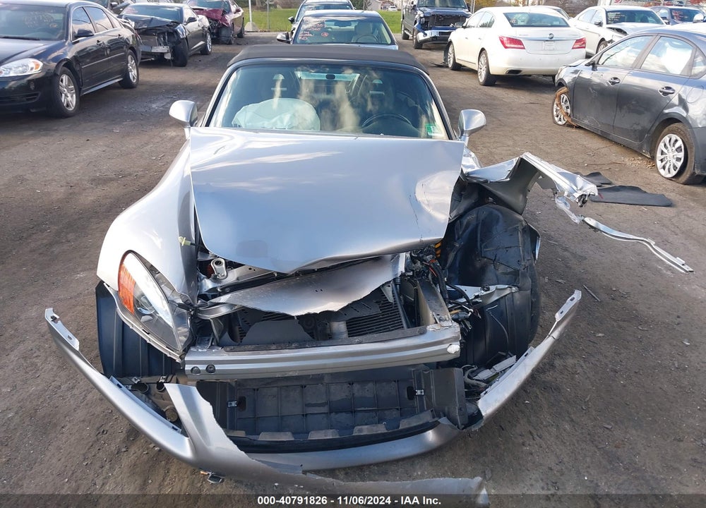 2001 HONDA S2000 VIN: JHMAP114X1T001422