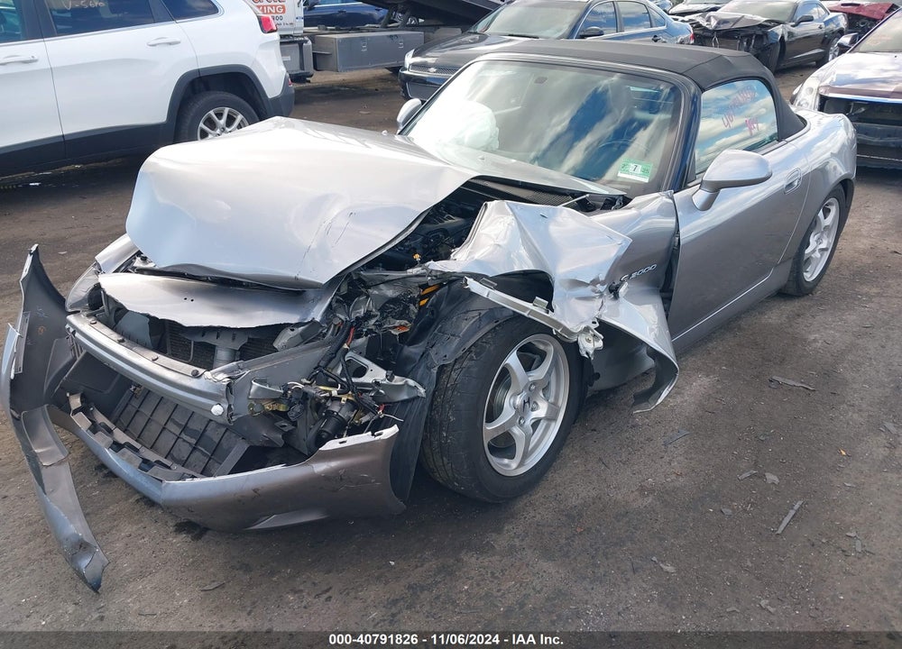 2001 HONDA S2000 VIN: JHMAP114X1T001422