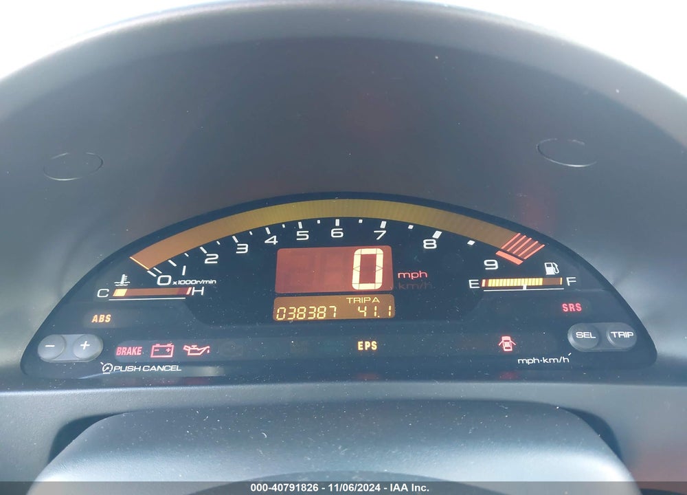 2001 HONDA S2000 VIN: JHMAP114X1T001422