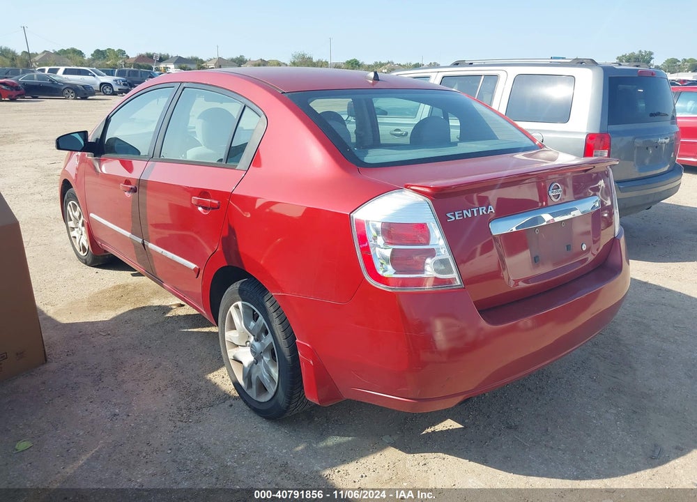 2012 NISSAN SENTRA 2.0 S VIN: 3N1AB6APXCL678570