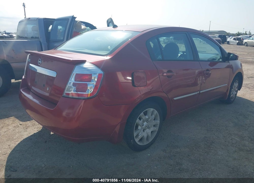 2012 NISSAN SENTRA 2.0 S VIN: 3N1AB6APXCL678570