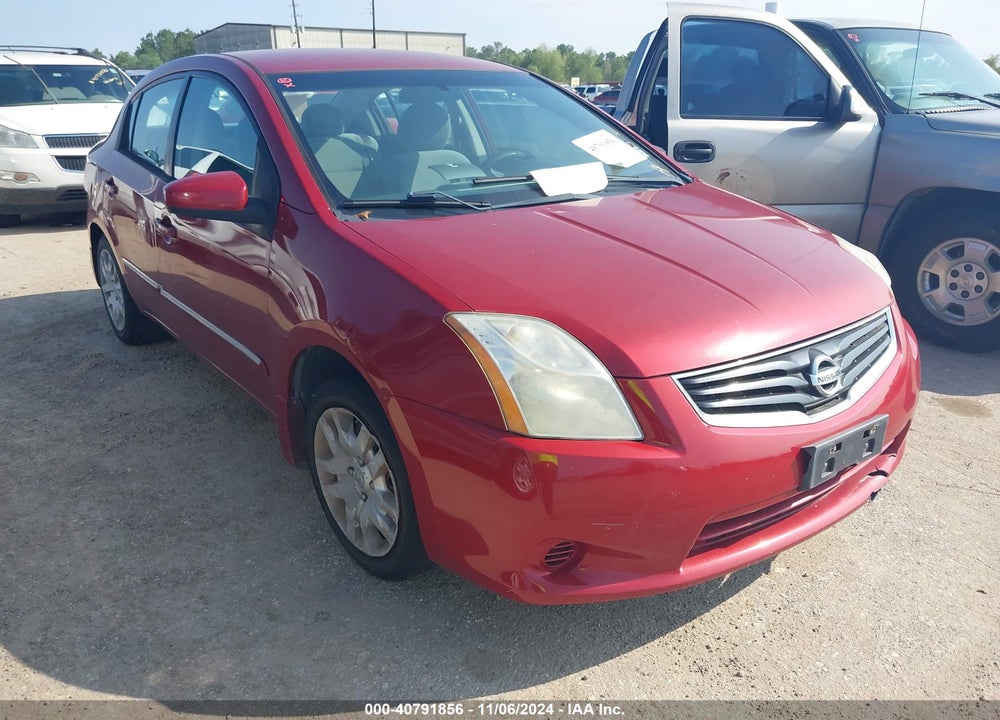 2012 NISSAN SENTRA 2.0 S VIN: 3N1AB6APXCL678570