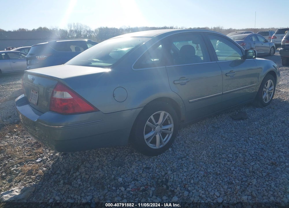 2005 FORD FIVE HUNDRED SEL VIN: 1FAHP24175G101344