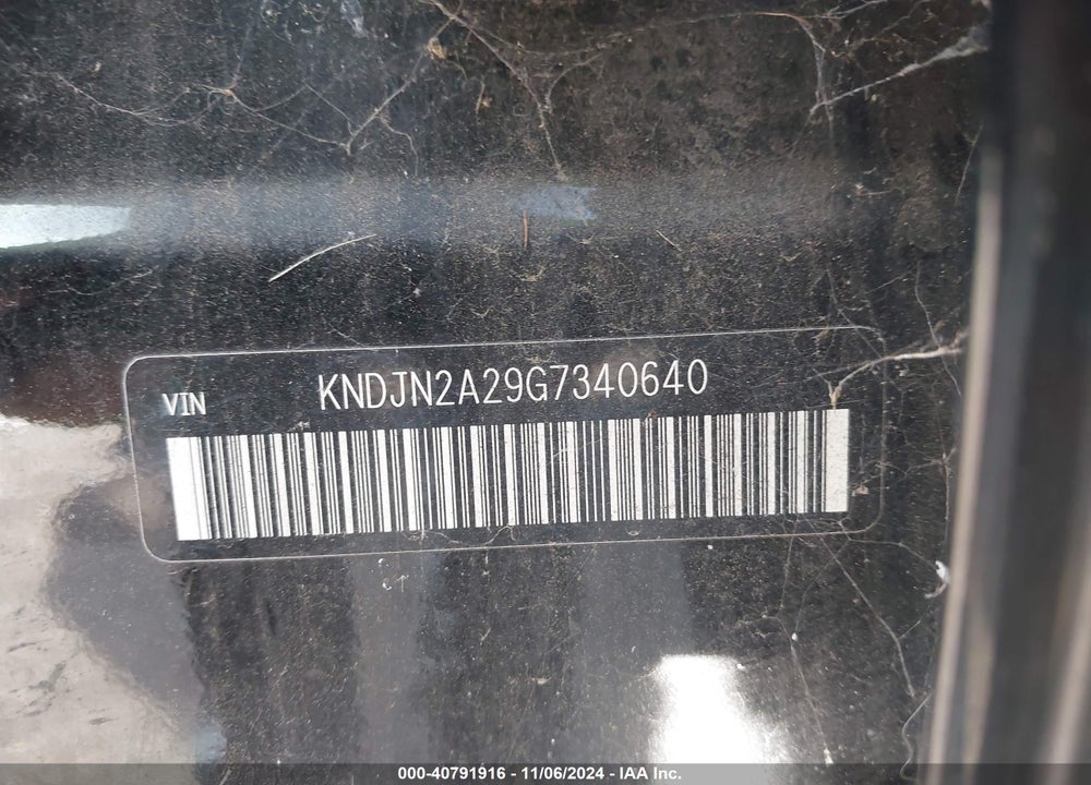 2016 KIA SOUL VIN: KNDJN2A29G7340640
