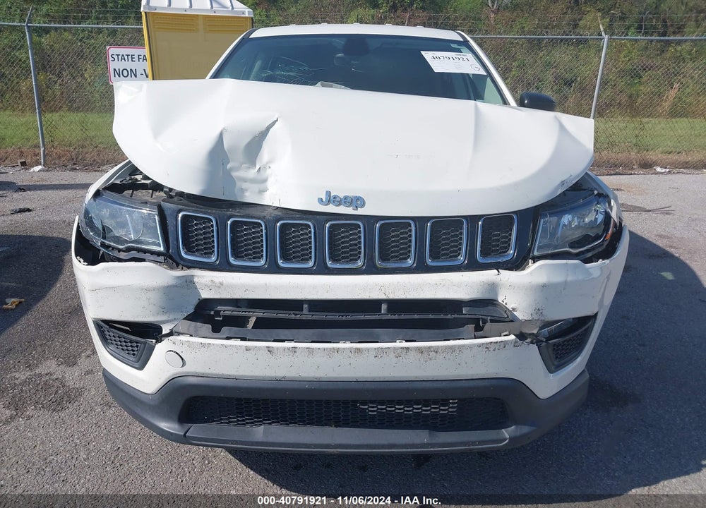 2018 JEEP COMPASS SPORT FWD VIN: 3C4NJCAB5JT263304