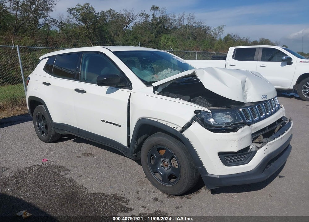 2018 JEEP COMPASS SPORT FWD VIN: 3C4NJCAB5JT263304