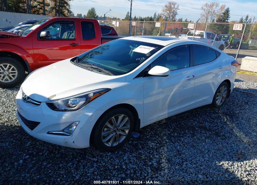 2015 HYUNDAI ELANTRA SE VIN: 5NPDH4AE3FH554348