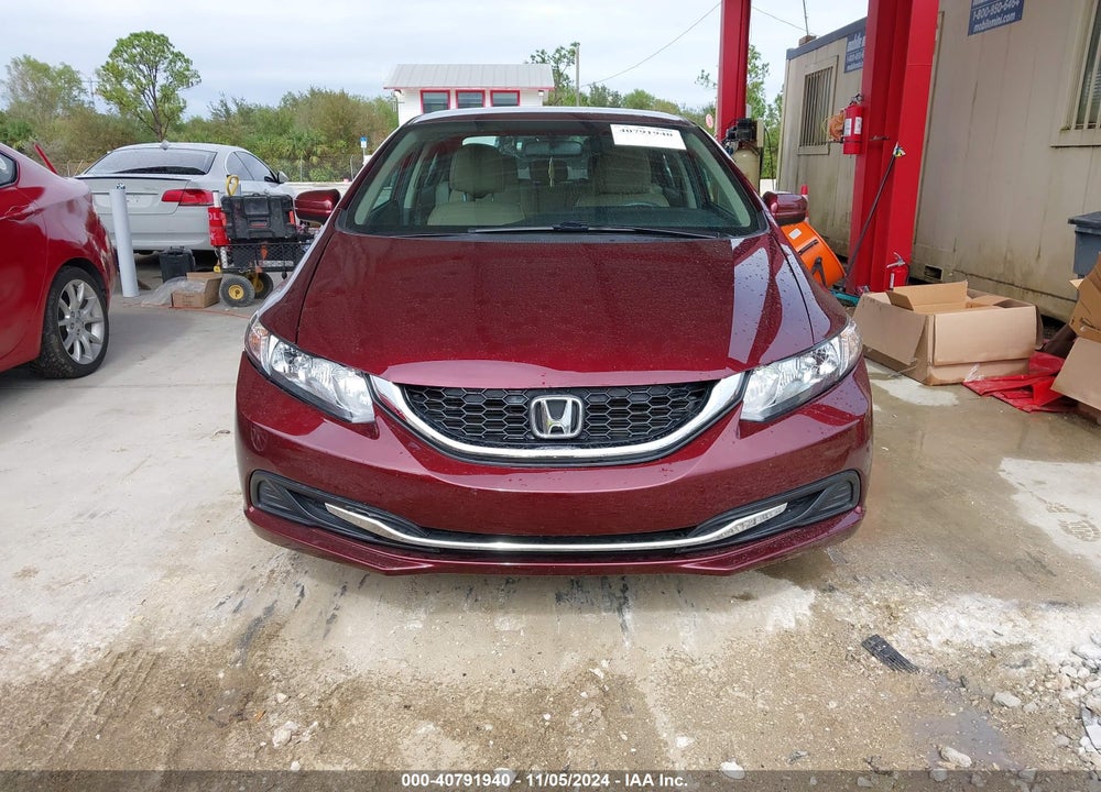2014 HONDA CIVIC LX VIN: 19XFB2F54EE001170