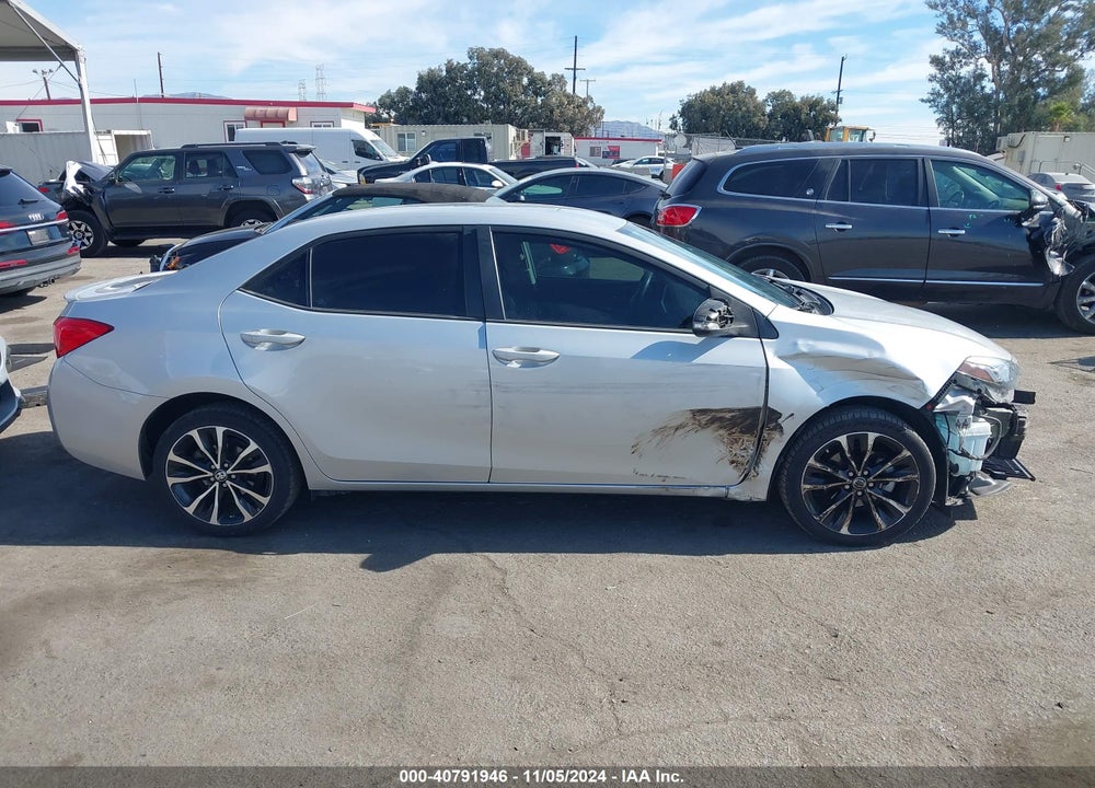 2018 TOYOTA COROLLA SE VIN: 5YFBURHE0JP777397
